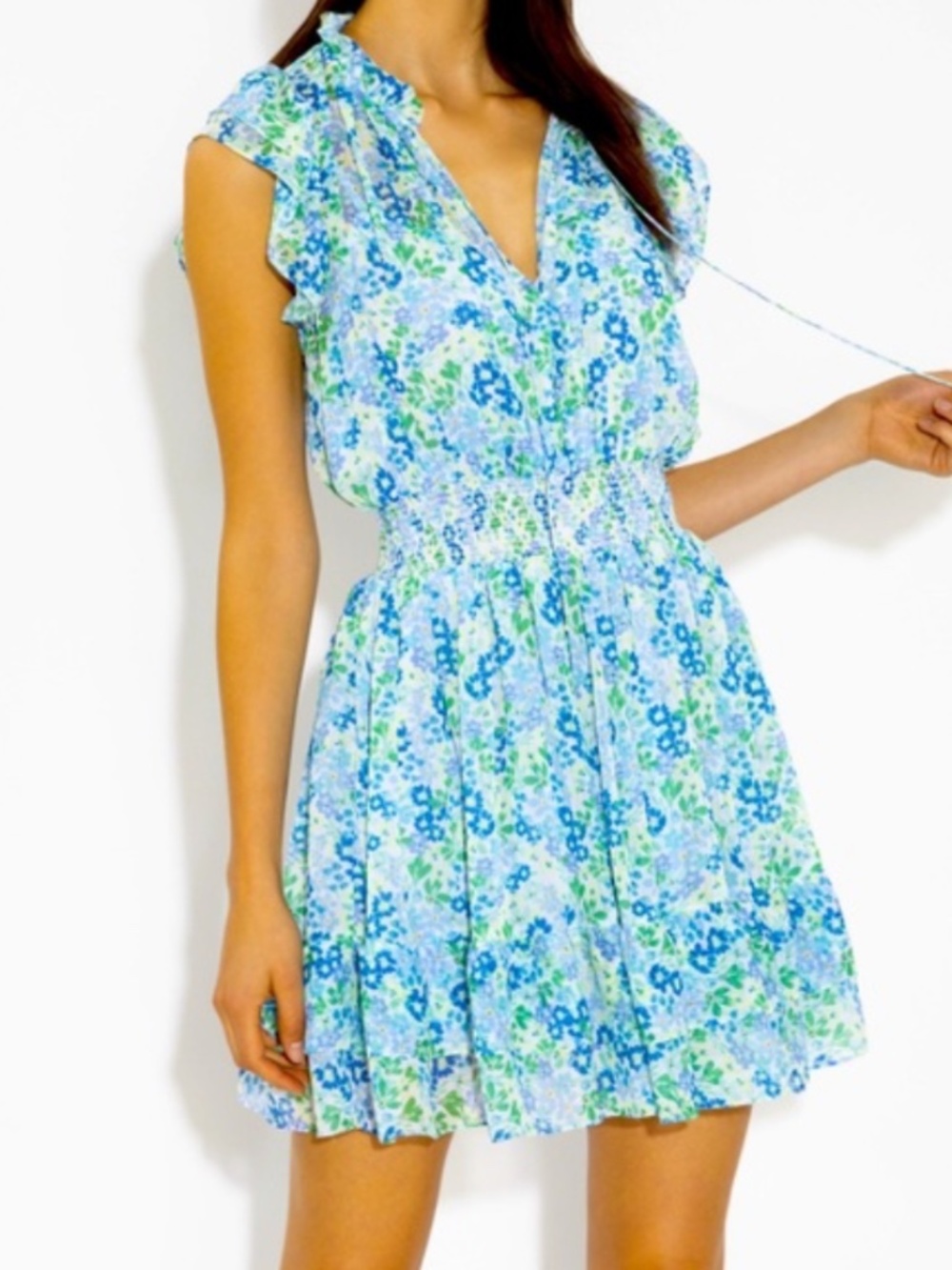 Shoshanna Edelie Dress - Blue (Size 4)